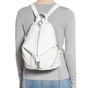 Rebecca Minkoff Julian Croc Leather Backpack